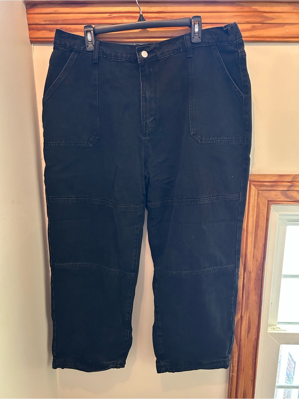 SHEIN Black Cargo Utility Pants